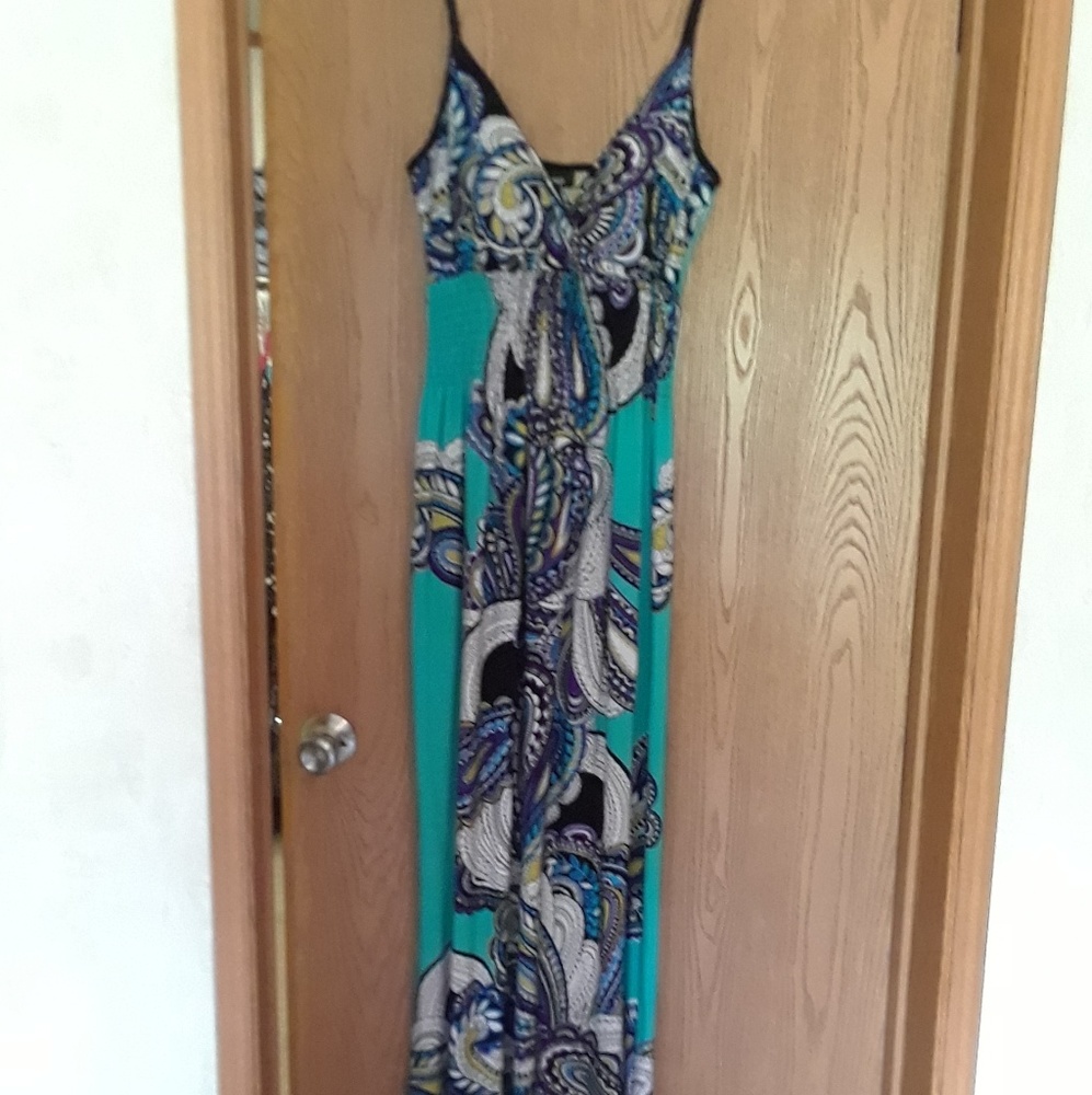 Spaghetti strap maxi dress